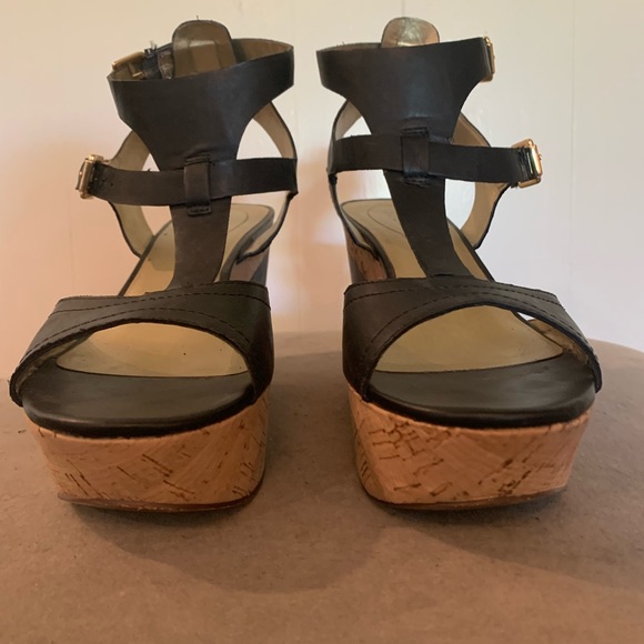 Guess Platform cork and leather sandals - Picture 2 of 8